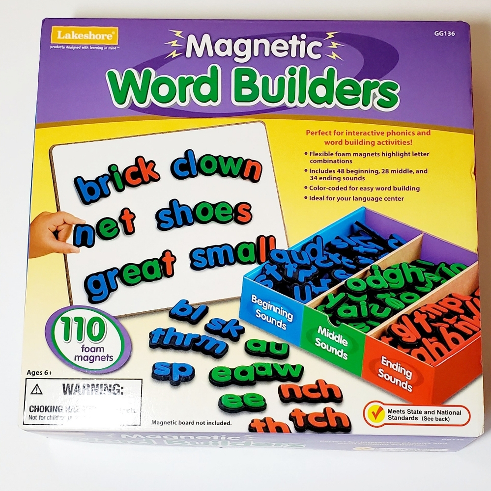 Lakeshore Learning Magnetic Word Builders COMPLETE